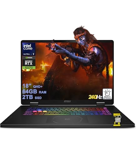 Amazon.com: MSI Katana 15HX Gaming Laptop, NVIDIA GeForce RTX 5070